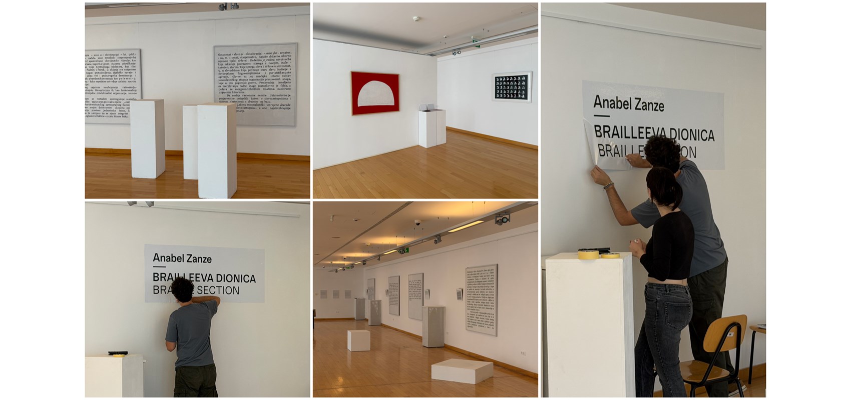 Večeras otvorenje izložbe „Brailleeva dionica“ Anabel Zanze u Sveučilišnoj galeriji 